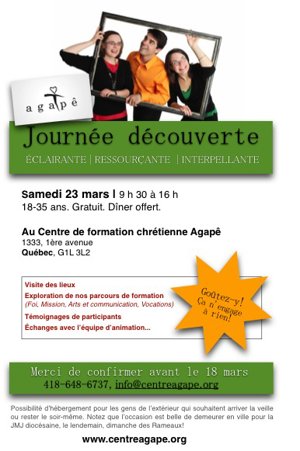 Journée découverte au centre Agapê