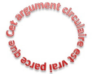 Qu’est-ce qu’un raisonnement circulaire?