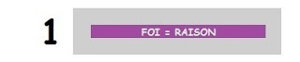 La relation entre la foi et la raison